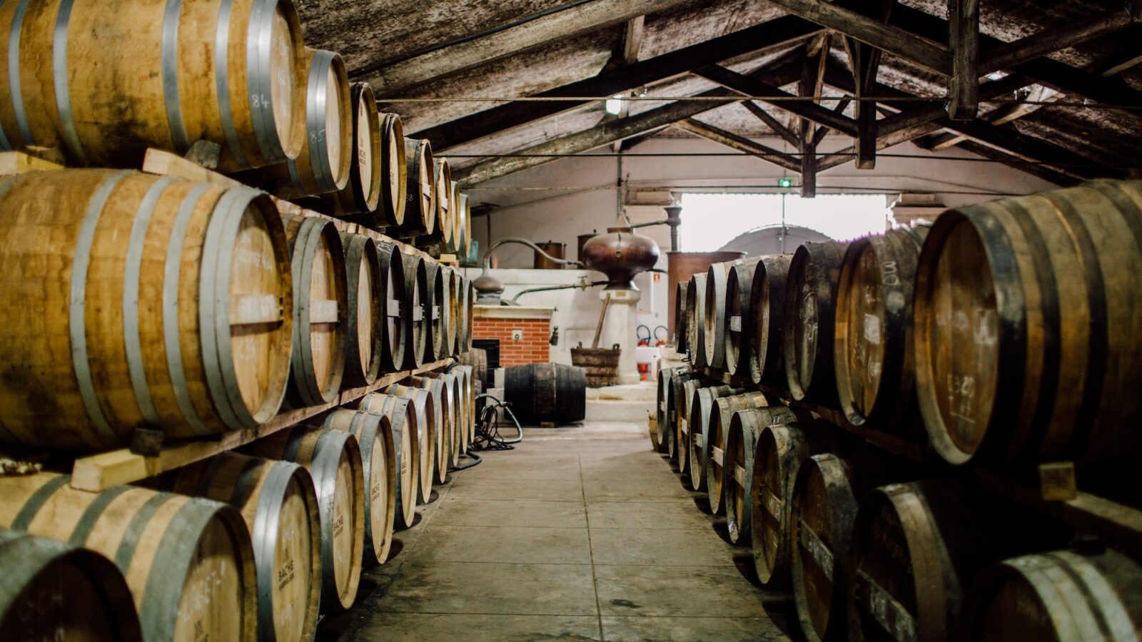 A distillery tour